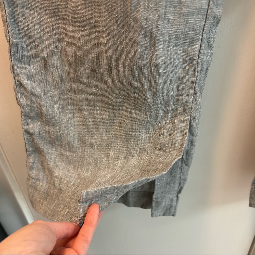 Athleta Retreat Linen High Rise Wide Leg Pant - Picture 3 of 8